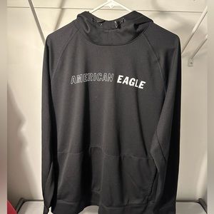 Black American Eagle Large Sweatshirt Hoodie.